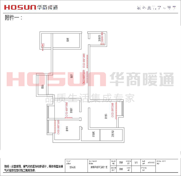 万科金域蓝湾家用采暖系统安装