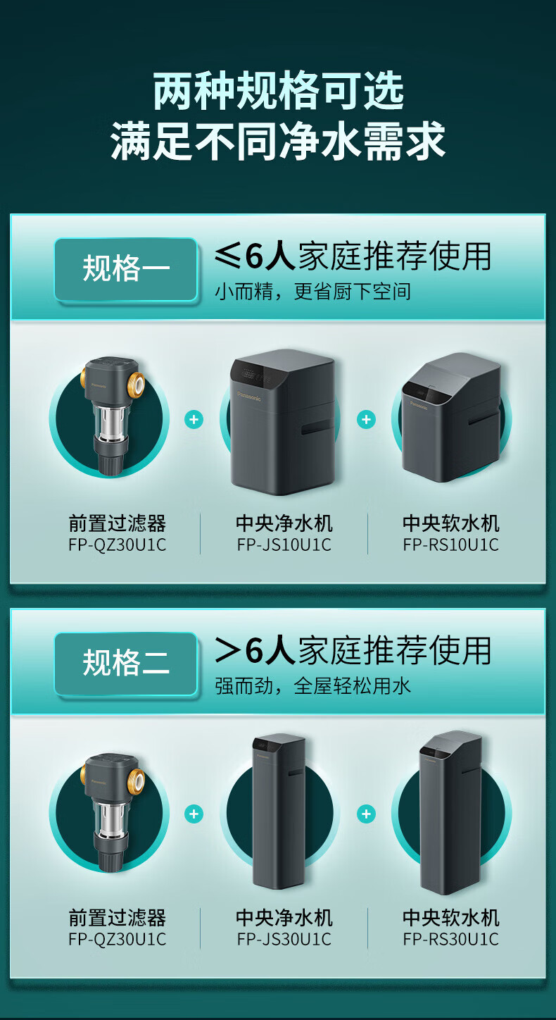 松下全屋净水